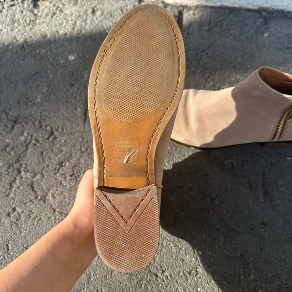 ALDO booties, nude color, size 7.5 US , condition: Fair - Picture 3 of 3